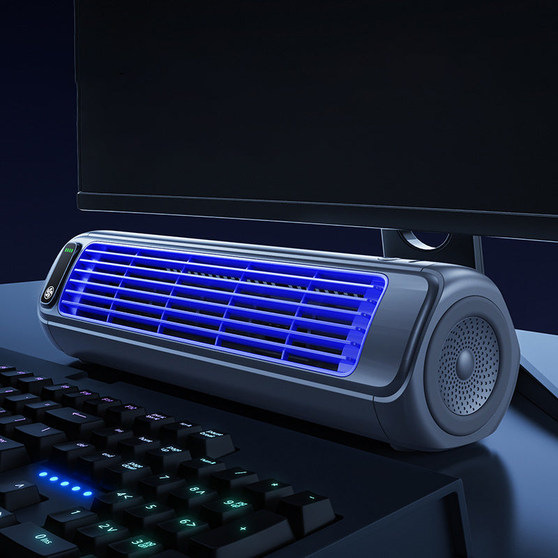 Rechargeable Bladeless Portable Fan with Wall Mount